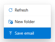Attachment Flow Action Menu