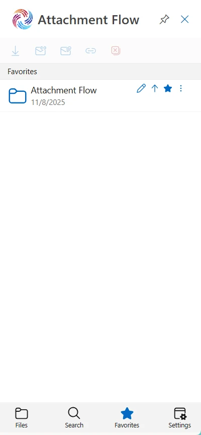 Attachment Flow Favorites